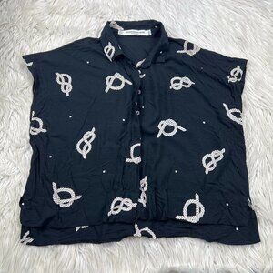 Something Else by Natalie Wood Nautical Rope / Knot Top